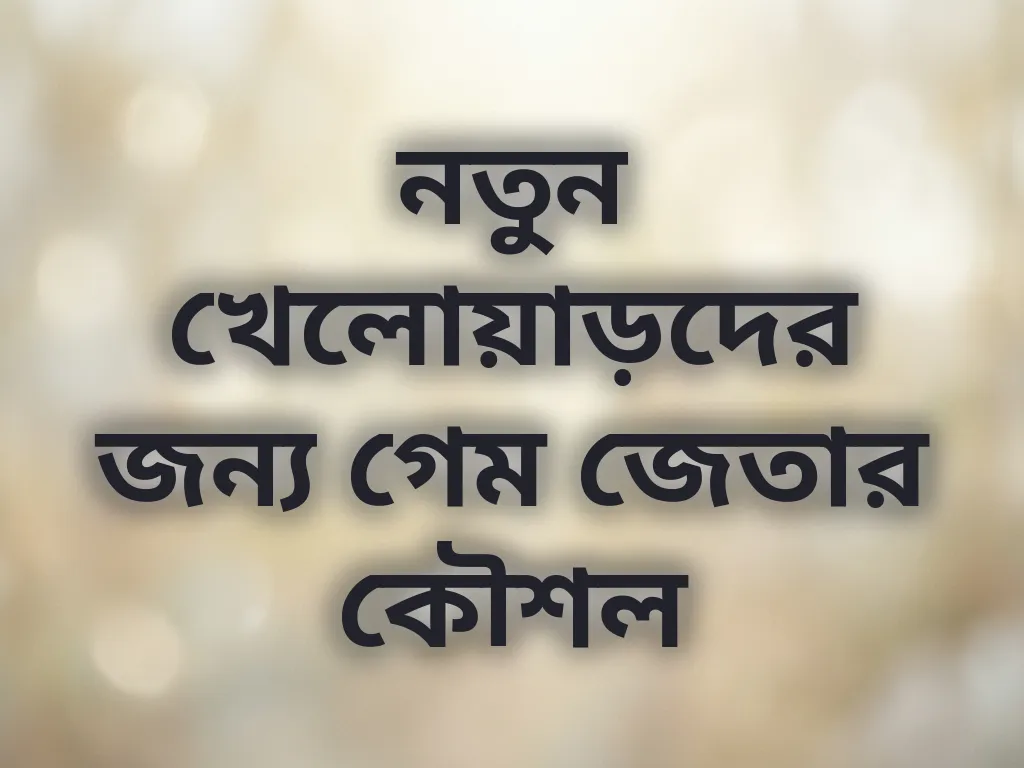 নতুনদের গাইড